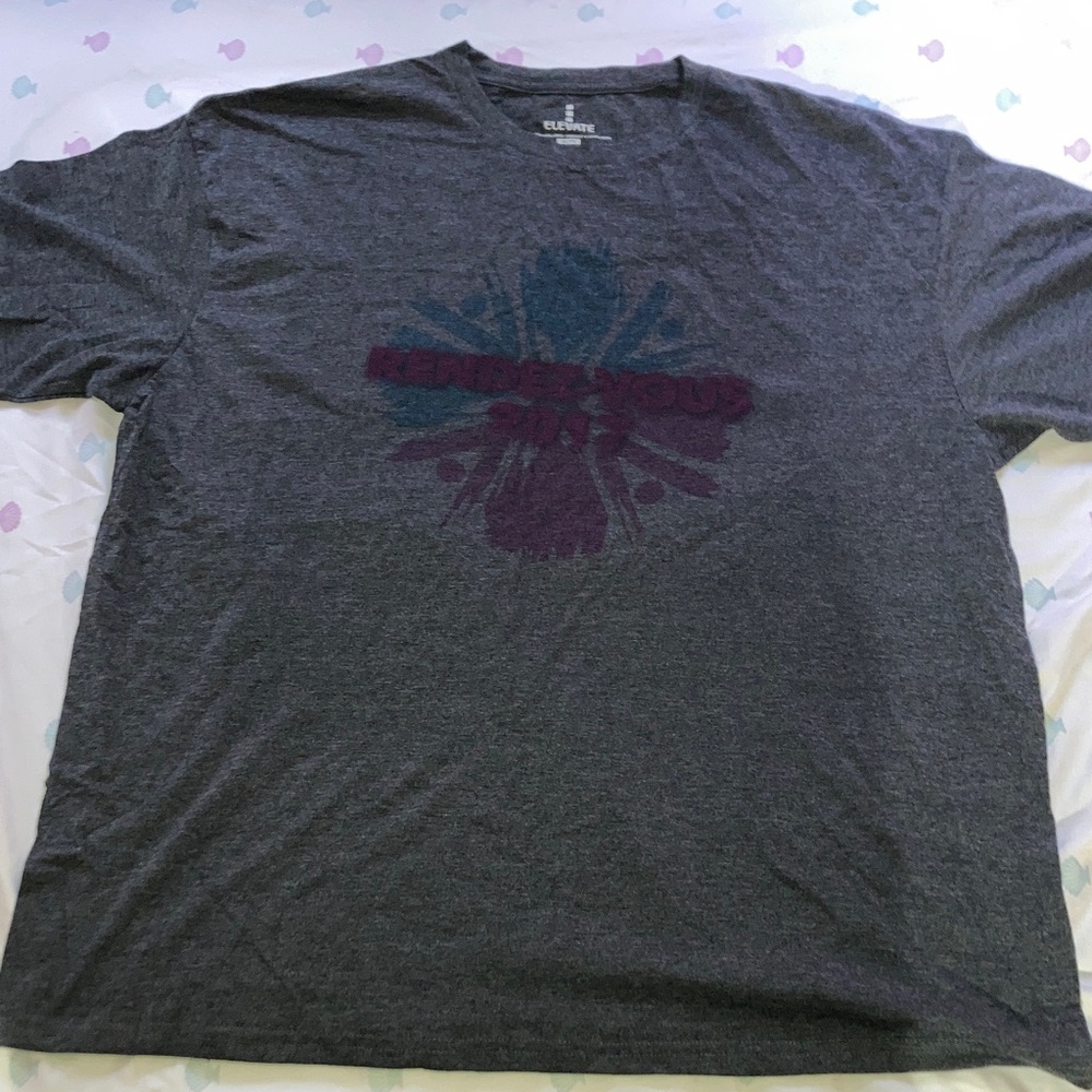 Men's Dark Gray Graphic Tee